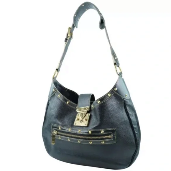 🌟RARE🌟 leather studded hobo Louis Vuitton - Picture 3 of 13
